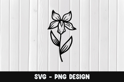 Flower svg, Flower silhouette png Product Image 1