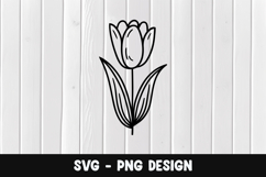 Flower svg, Flower silhouette png Product Image 1
