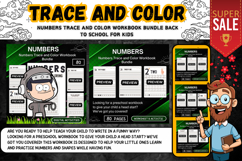 Numbers Trace and Color Workbook Bundle Product Image 1