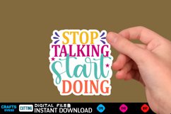 Inspirational Sticker Bundle Design, motivational quotes Product Image 11