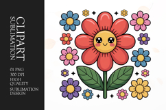 Floral Frame Clipart PNG Product Image 1