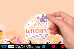 Halloween sticker Svg Design,Halloween Quotes Spooky Hallowe Product Image 1