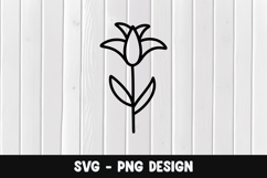 Flower svg, Flower silhouette png Product Image 1