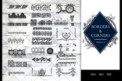 Vintage Baroque - 12 Ornamental border Vector Product Image 1