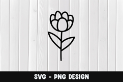 Flower svg, Flower silhouette png Product Image 1