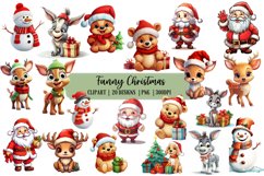 Funny Snowman Sublimation Clipart Bundle | Sublimation Product Image 1