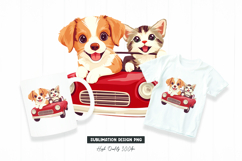 Big Eye Puppy Mug Design for Kids Shirt Sublimation Product Image 1