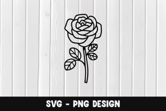 Flower svg, Flower silhouette png Product Image 1