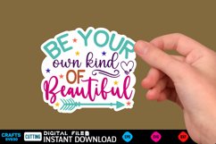 Inspirational Sticker Sticker Design, motivational quotes Product Image 1