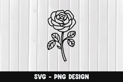 Flower svg, Flower silhouette png Product Image 1