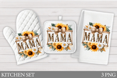 Mother's Day Kitchen Set Design. Mother's Day Sublimation Product Image 1