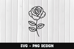Flower svg, Flower silhouette png Product Image 1