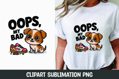 Baby dog clipart sublimation png Product Image 1