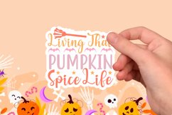 Halloween sticker Svg Design,Halloween Quotes Spooky Hallowe Product Image 1