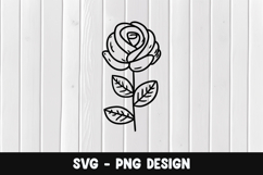 Flower svg, Flower silhouette png Product Image 1