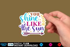 Inspirational Sticker Sticker Design, motivational quotes Product Image 1