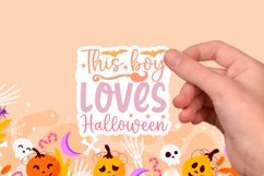 Halloween sticker Svg Design,Halloween Quotes Spooky Hallowe Product Image 1