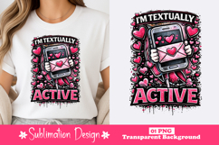 Textually Active Love Clipart PNG Product Image 1