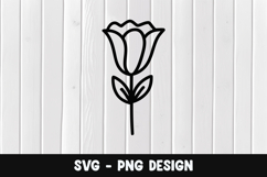 Flower svg, Flower silhouette png Product Image 1