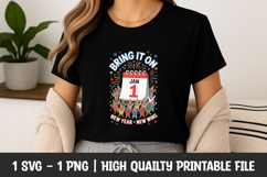 Bring On January 1st New Year 2026 SVG Product Image 1