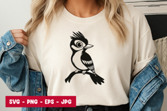 Funny Bird SVG PNG Product Image 1
