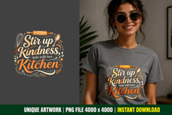Stir Up Kindness PNG Sublimation Quote Product Image 1