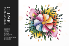 Floral Arrangement Clipart PNG Product Image 1