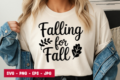 Falling for Fall SVG PNG Product Image 1