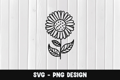 Flower svg, Flower silhouette png Product Image 1