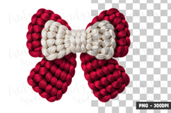Double Knit Bow Clipart PNG Product Image 1