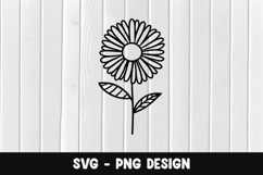 Flower svg, Flower silhouette png Product Image 1