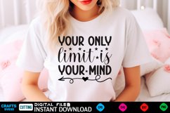 Inspirational quotes svg Design, motivational svg Design Product Image 1