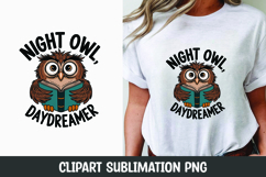 Night owl clipart sublimation png Product Image 1
