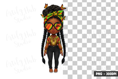 African Woman Warrior Clipart PNG Product Image 1