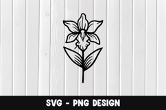 Flower svg, Flower silhouette png Product Image 1