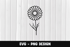 Flower svg, Flower silhouette png Product Image 1