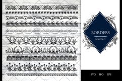 Vintage Baroque -2 Ornamental border Vector Product Image 1