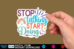 Inspirational Sticker Bundle Design, motivational quotes Product Image 21