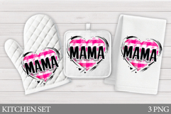 Mother's Day Kitchen Set Design. Mother's Day Sublimation Product Image 1