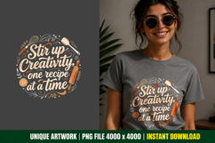 Baker Quote PNG Sublimation Culinary Design Product Image 1