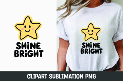 Shine bright star clipart sublimation png Product Image 1