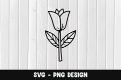 Flower svg, Flower silhouette png Product Image 1