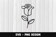 Flower svg, Flower silhouette png Product Image 1