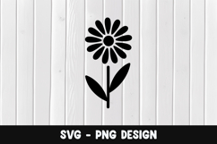 Flower svg, Flower silhouette png Product Image 1