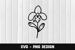 Flower svg, Flower silhouette png Product Image 1