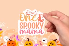 Halloween sticker Svg Design,Halloween Quotes Spooky Hallowe Product Image 1