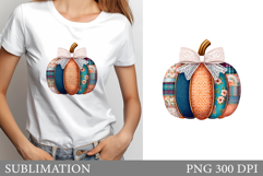 Pumpkin T-Shirt Design. Pumpkin Sublimation Product Image 1