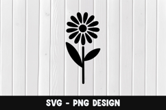 Flower svg, Flower silhouette png Product Image 1