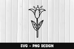 Flower svg, Flower silhouette png Product Image 1