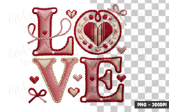 Love Typography Decorative Letters Clipart PNG Product Image 1